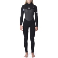 Flashbomb Dames Flashbomb 5/3mm Flashbomb Chest Zip Rits Zwart / Wit